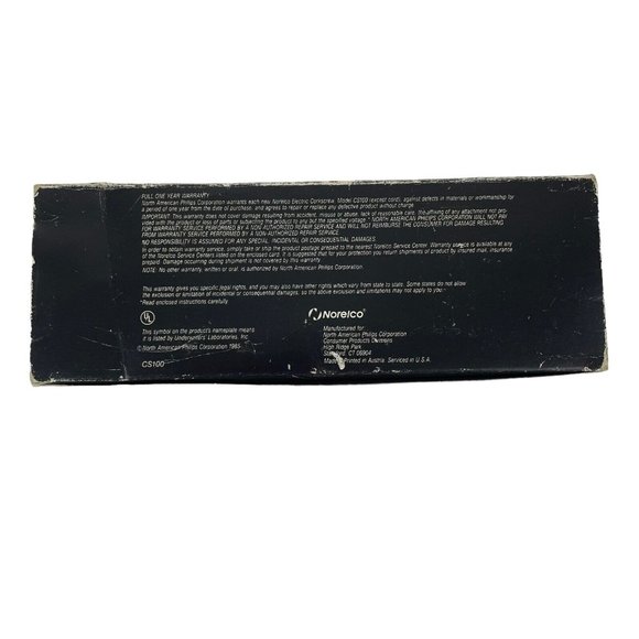 Norelco Electric Corkscrew Vtg 1985 Bottle Opener White CS100 Tested Works - Picture 7 of 8